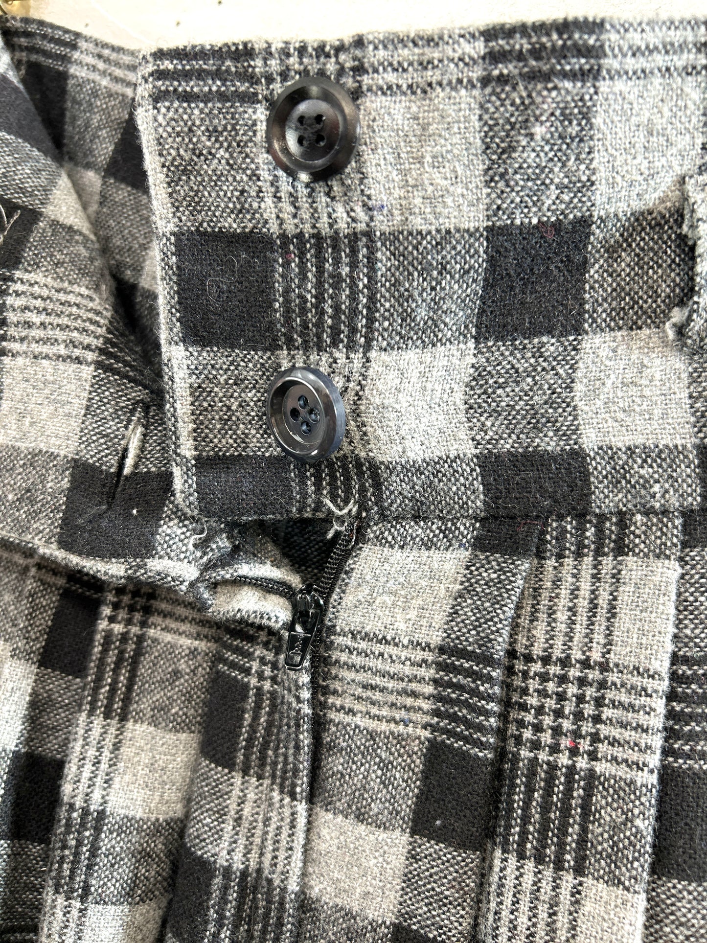 Vintage Plaid Skirt   [L31011]