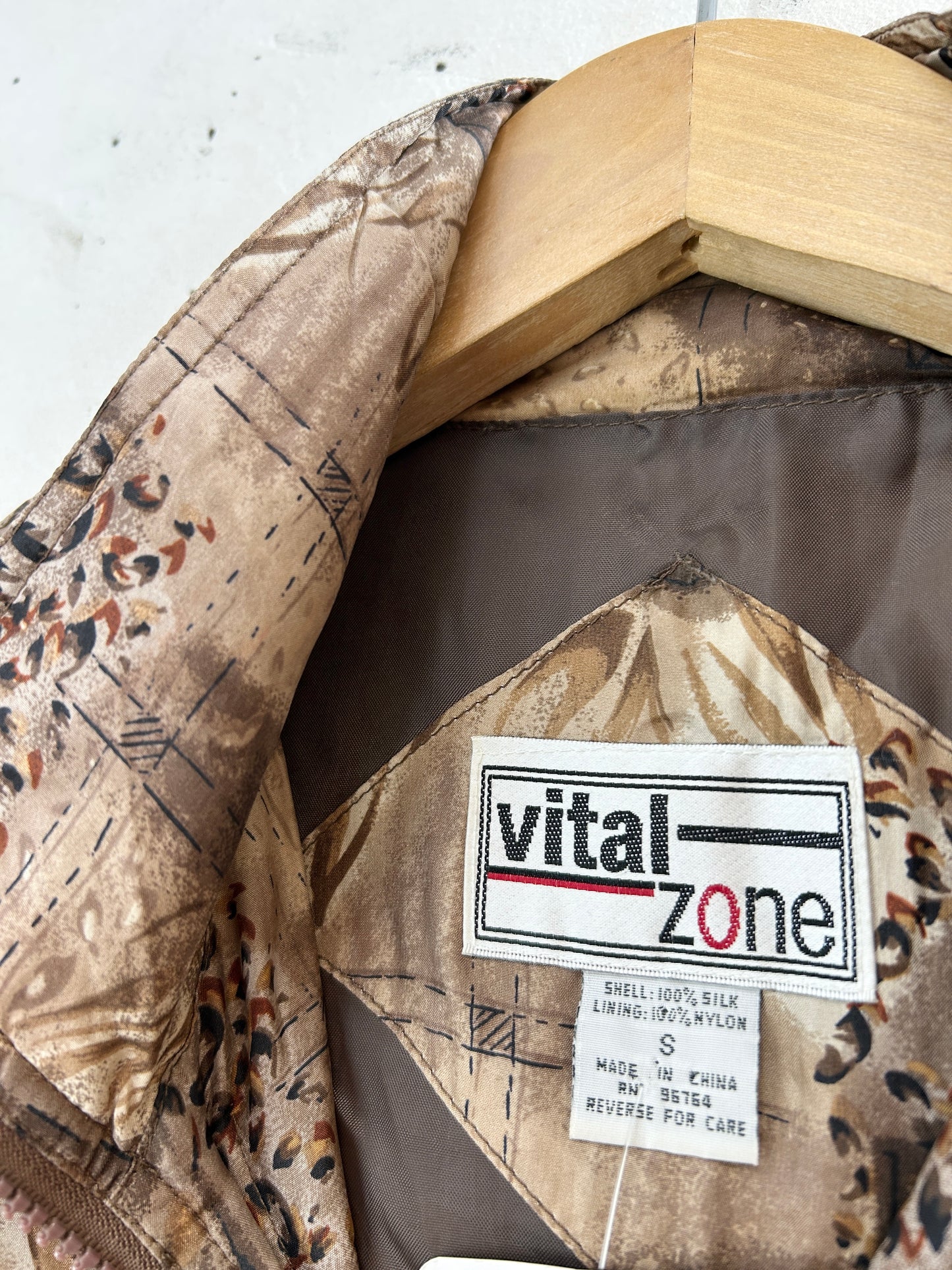 Vintage Silk Blouson [J30448]