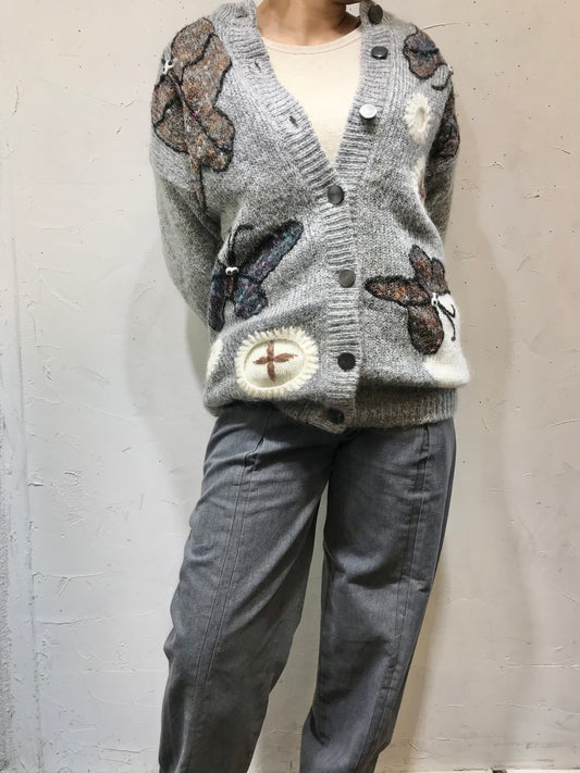 Vintage Hand Knit Cardigan [K25702]