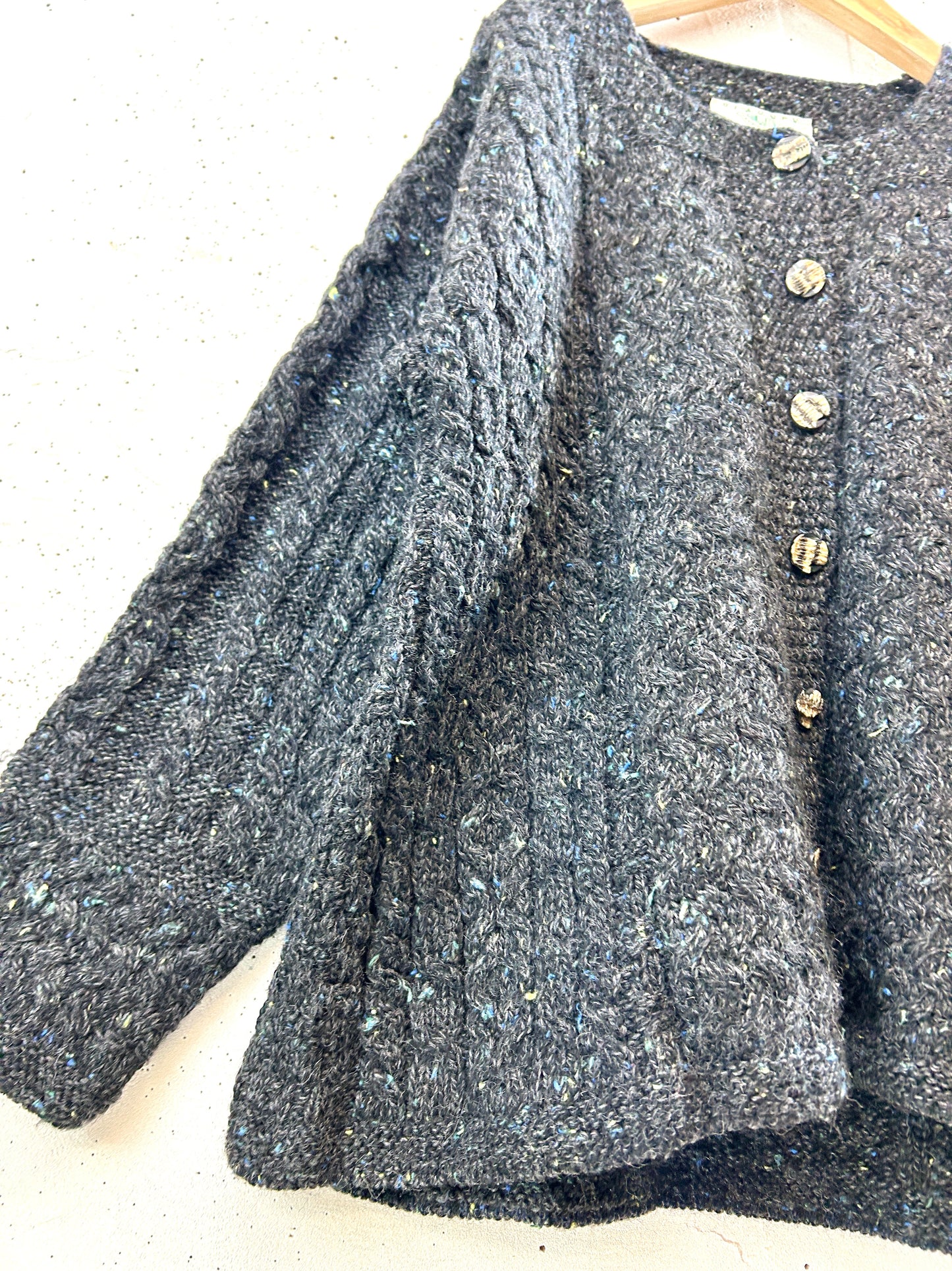 Vintage Knit Cardigan MADE IN IRELAND [K30886]