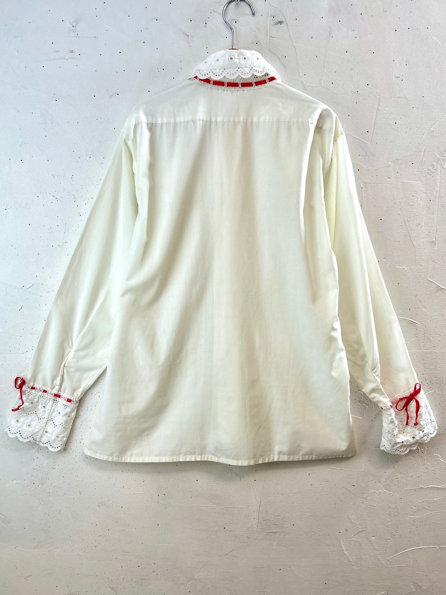 Vintage White Blouse  [K30846]