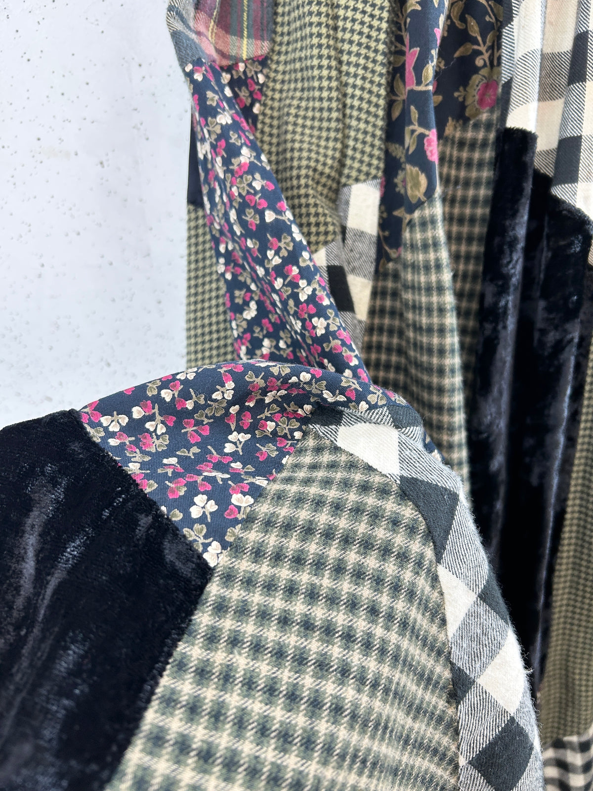 Vintage Crazy Patch Skirt [I34019]
