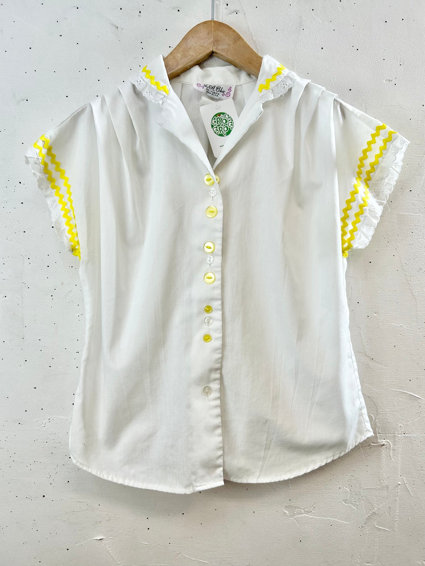 Vintage Blouse MADE IN USA [G30663]