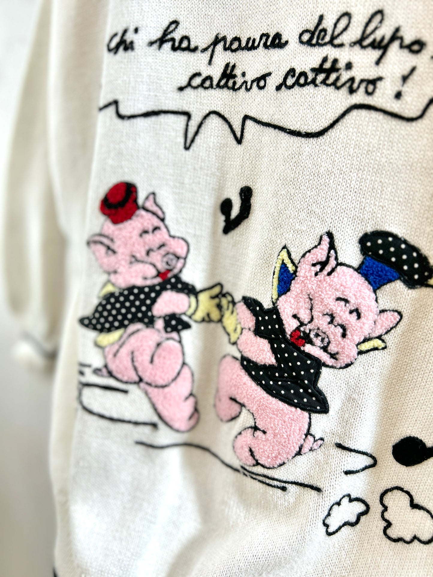 Vintage Knit Sweater 〜MADE IN ITALY〜 [J30476]