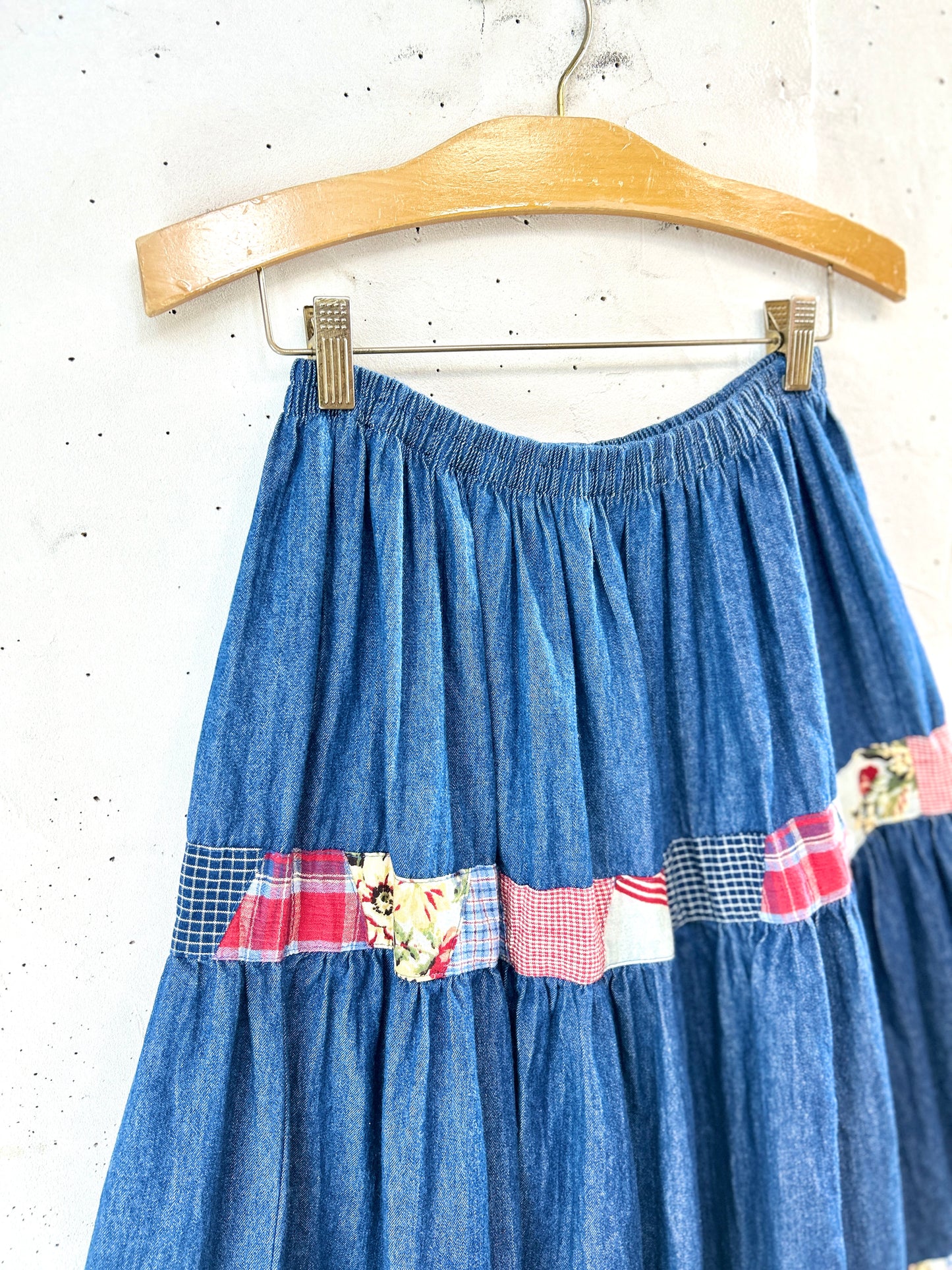 Vintage Denim Skirt [K30803]