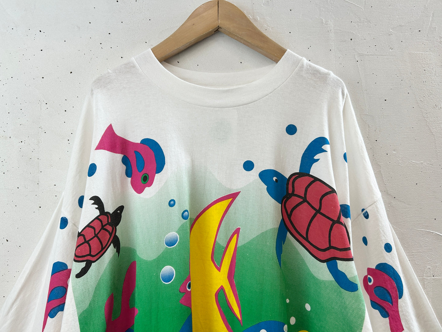 Vintage T SHIRT CANCUN Tropical Fish [H30835]
