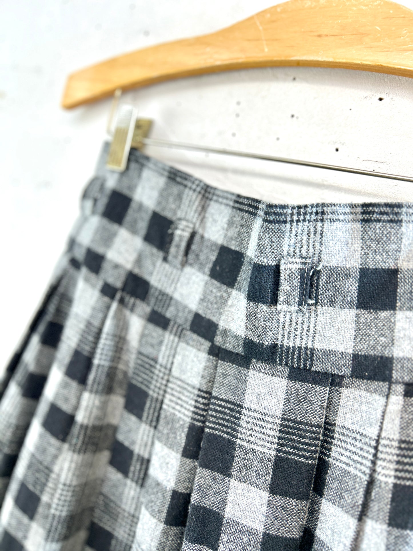 Vintage Plaid Skirt   [L31011]
