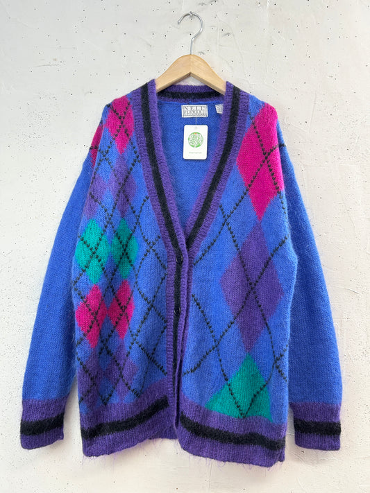 Vintage Mohair Knit Cardigan [J34106]