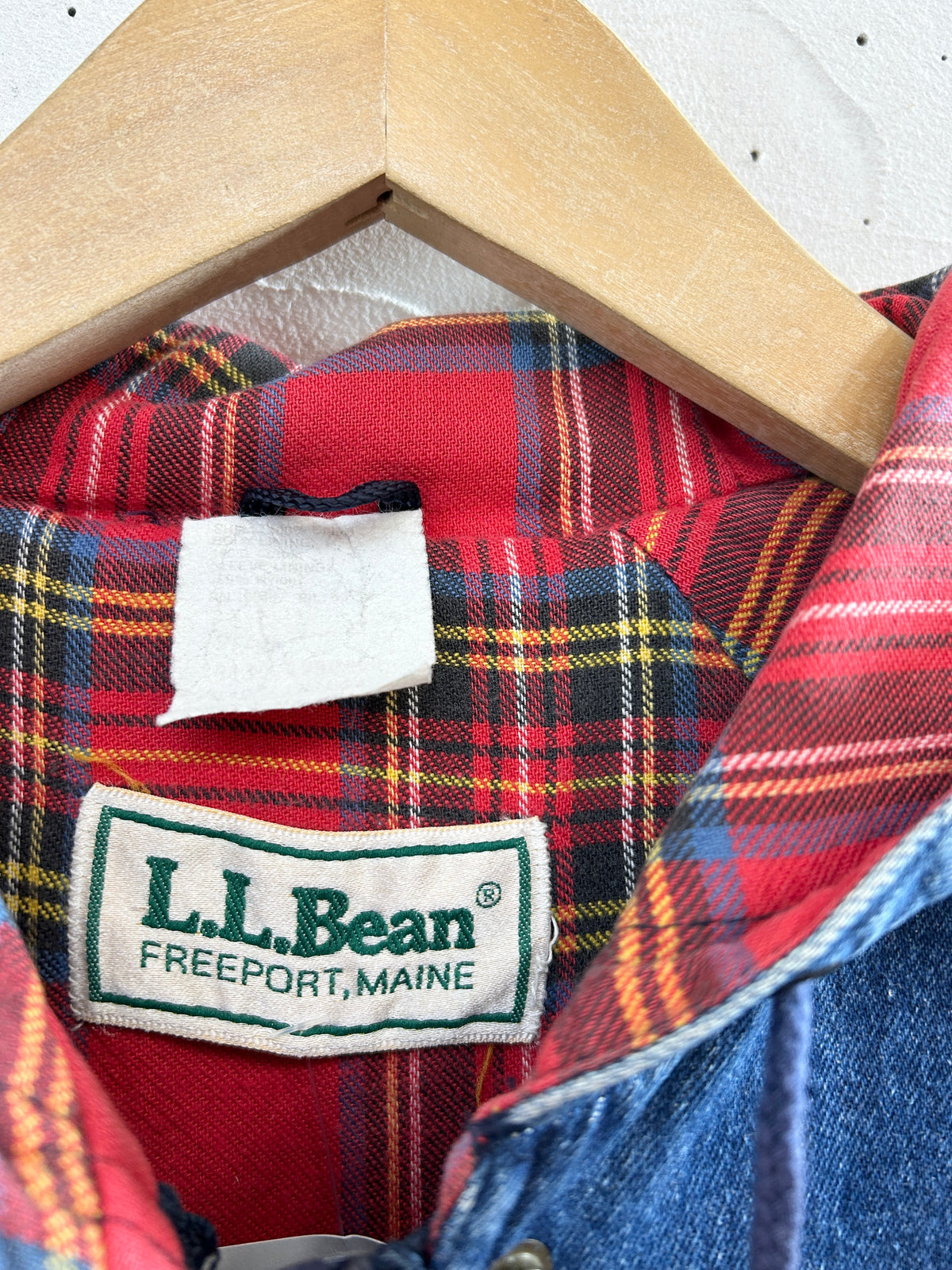 Vintage Denim Jacket 〜L.L.BEAN〜 [J34239]