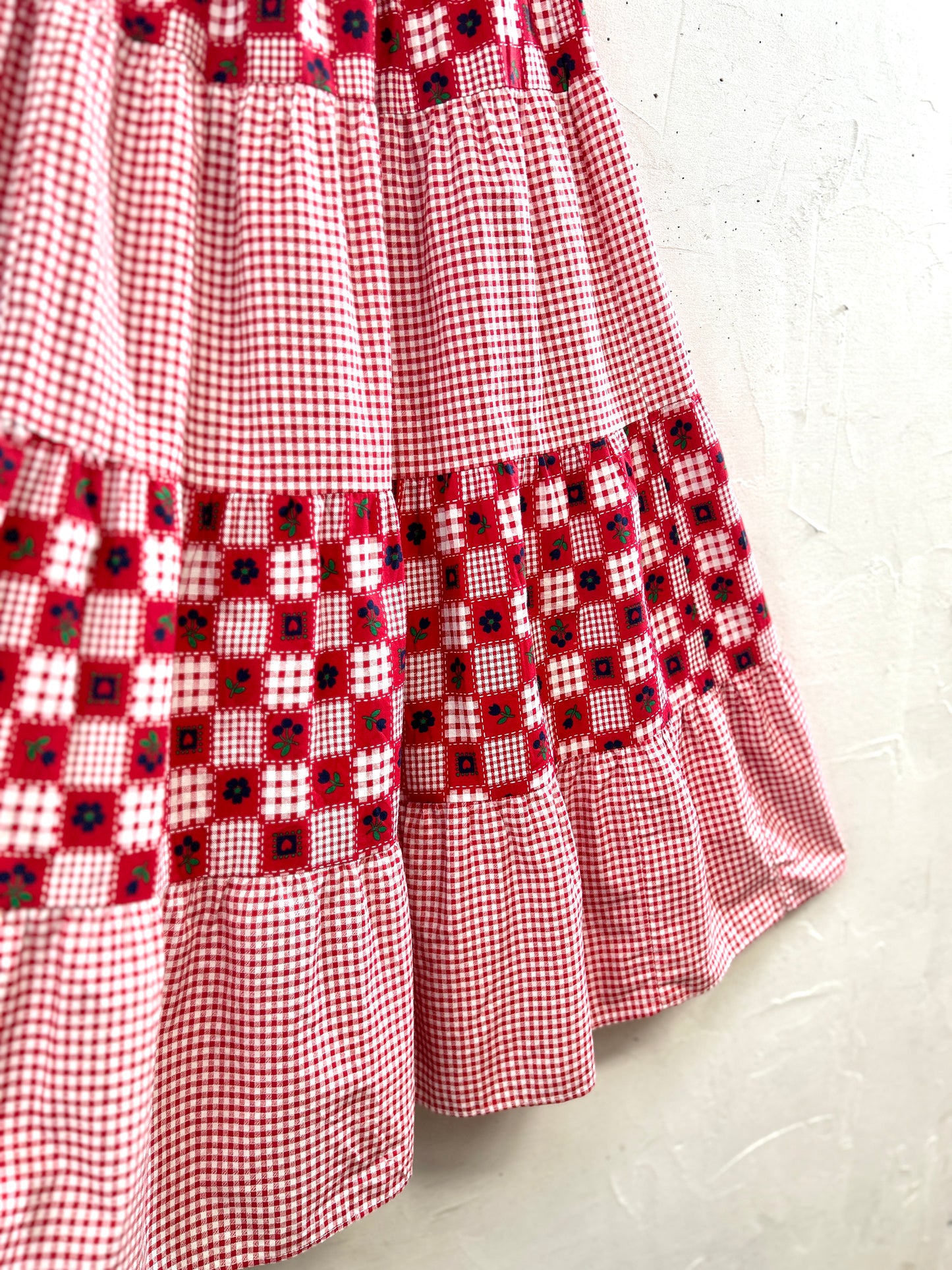 '70sVintage Tiered Skirt 〜Joni Lyn OF TEXAS〜 MADE IN USA [B31590]