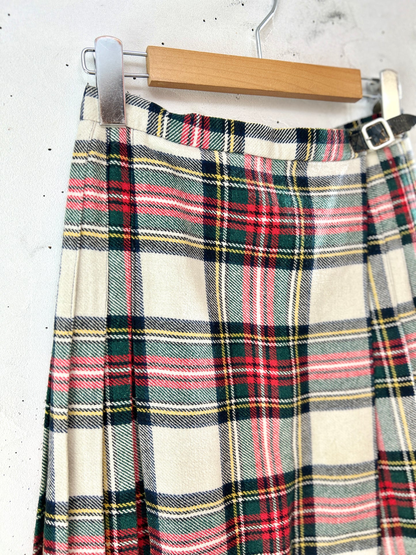 Vintage Plaid Skirt 〜MATTHEW ROYCE〜 MADE IN ENGLAND [J30484]