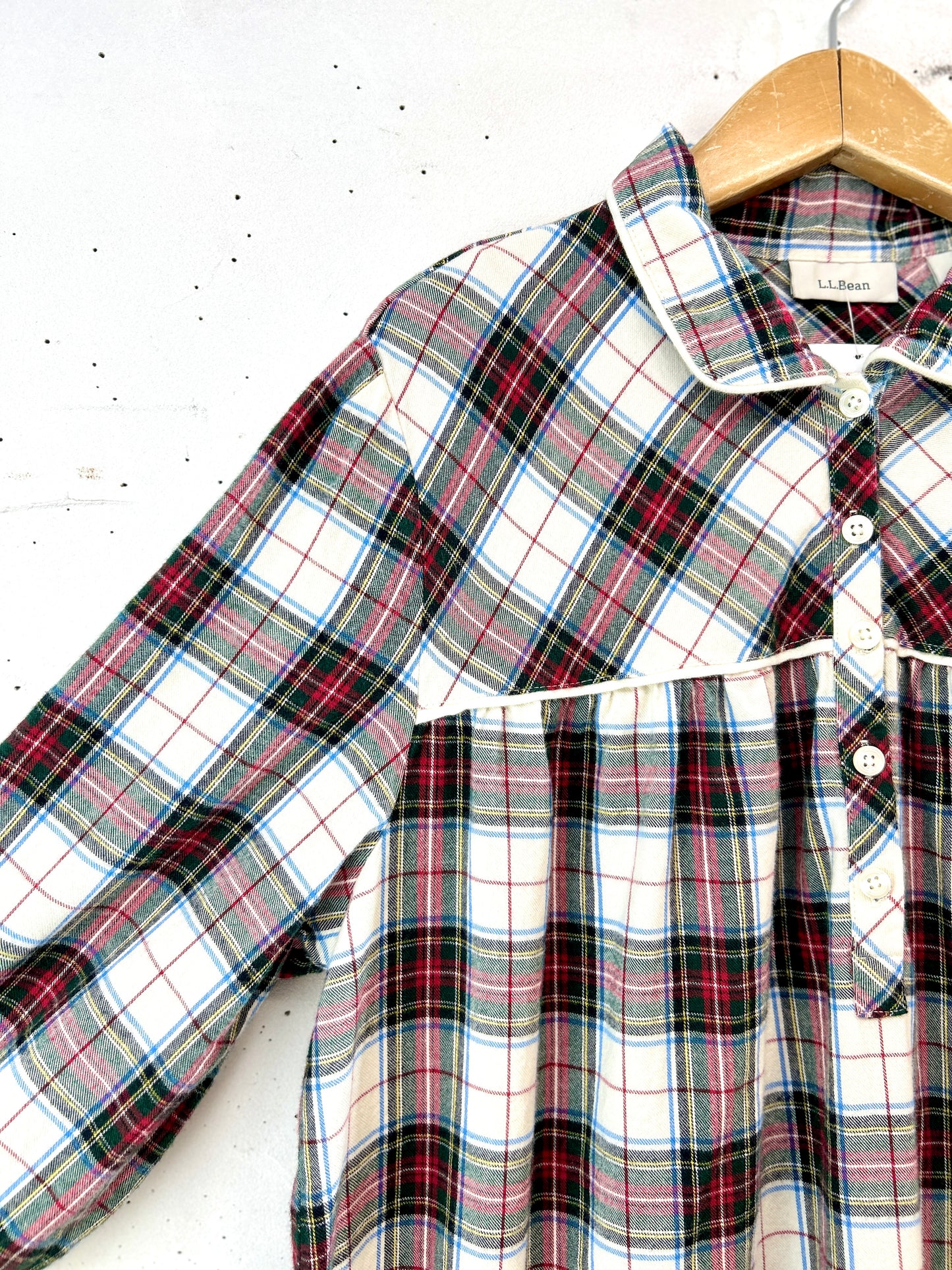 Vintage Plaid Dress 〜L.L.Bean〜 [B31624]