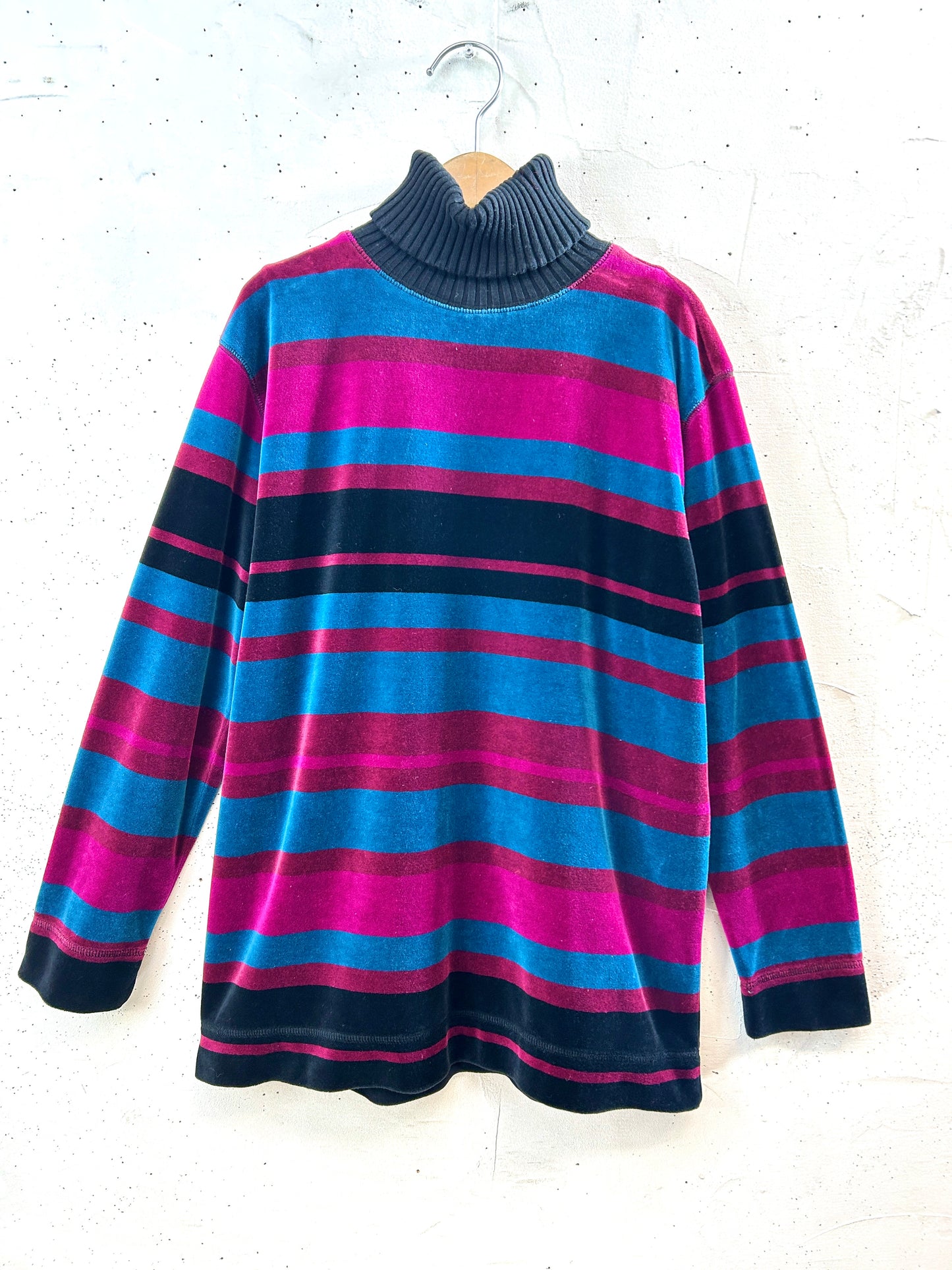 Vintage Velours Tops [K30880]