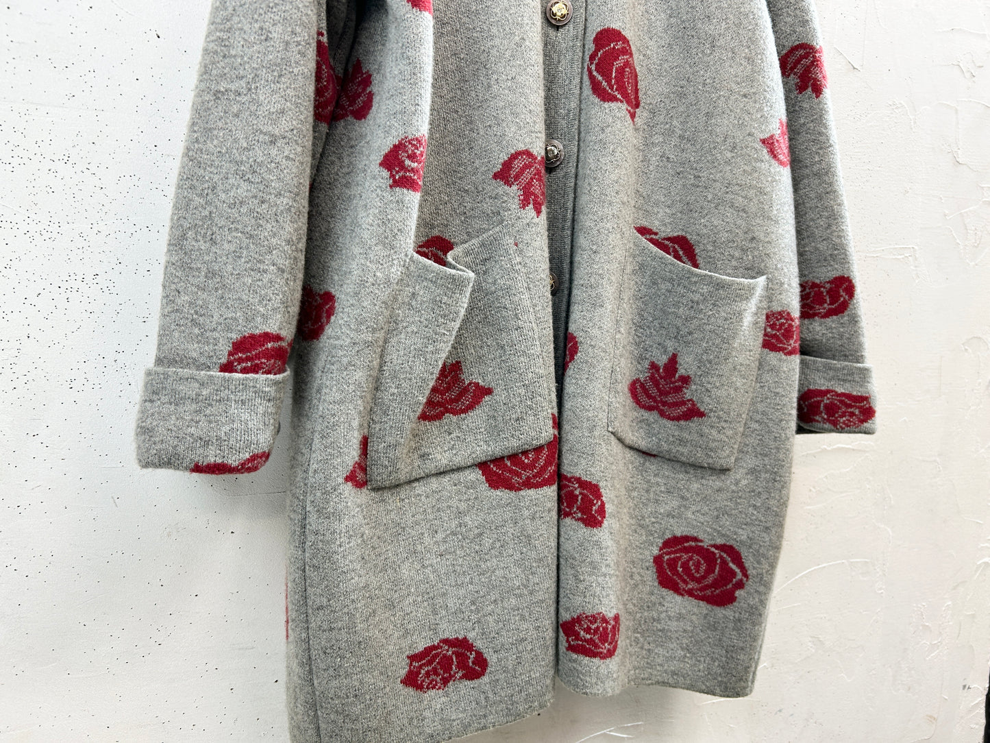 Vintage Knit Coat [L31126]