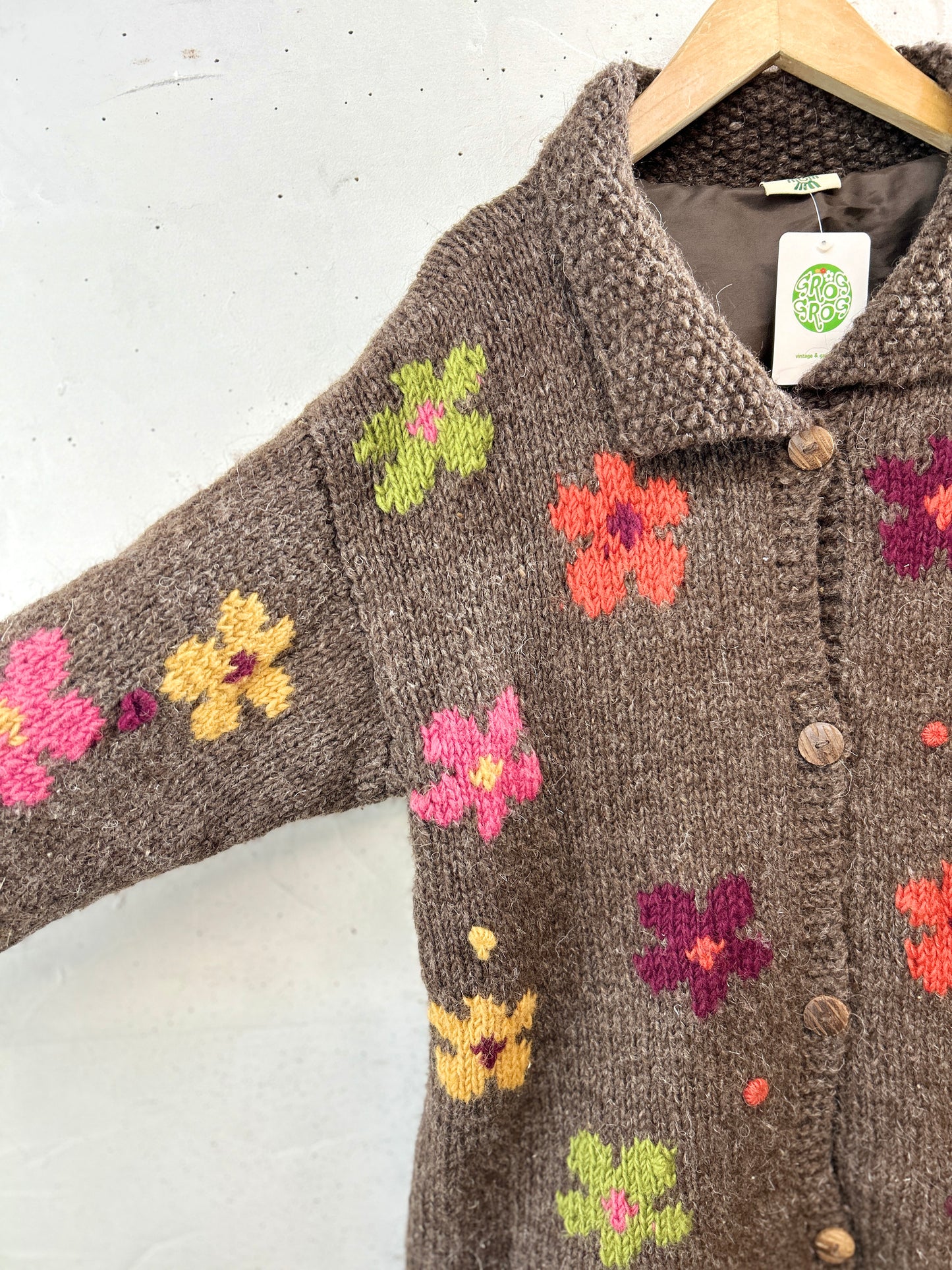 Vintage Knit Cardigan 〜PACHAMAMA〜 [K30855]