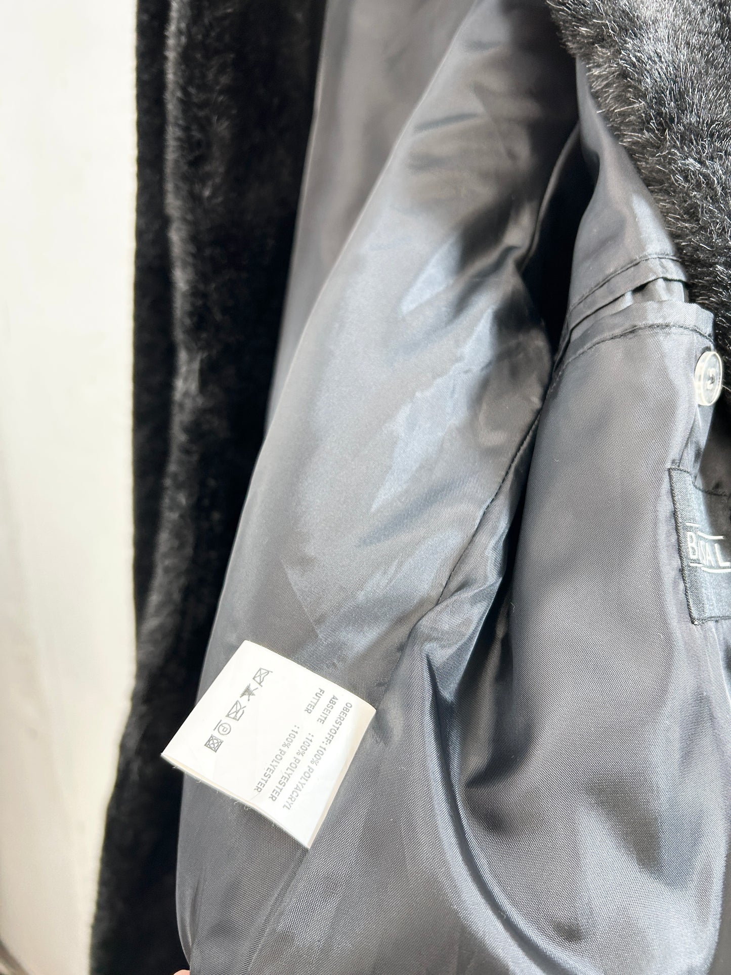 Vintage Eco Fur Coat [L31031]