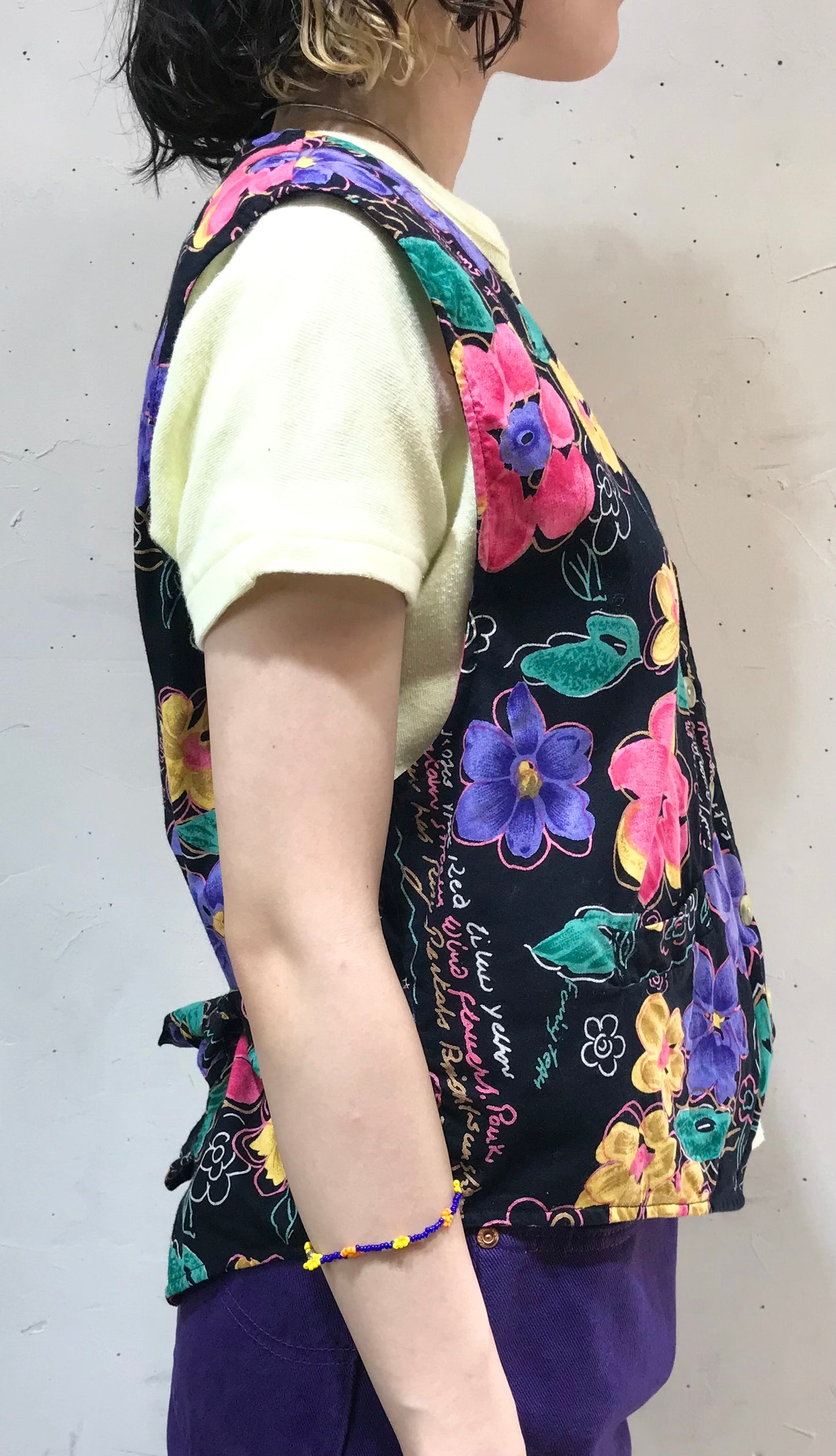 Vintage Flower Vest [G24587]