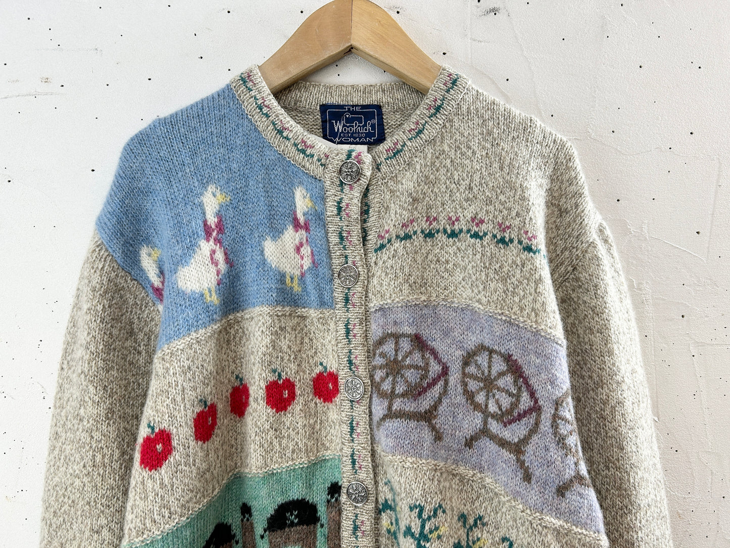 Vintage Knit Cardigan 〜Woolrich〜 [J30538]