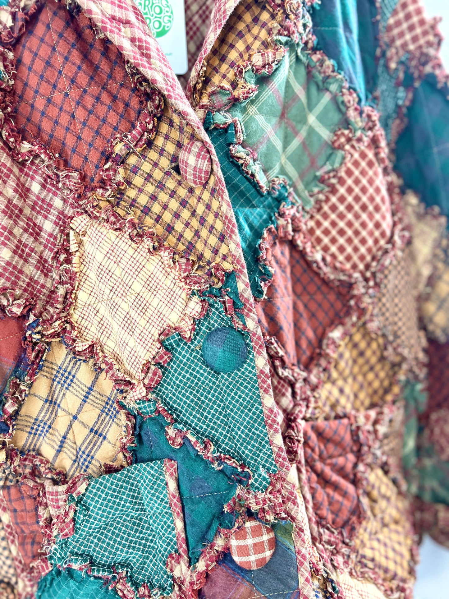 Vintage Patchwork Quilt Jacket  [J30533]