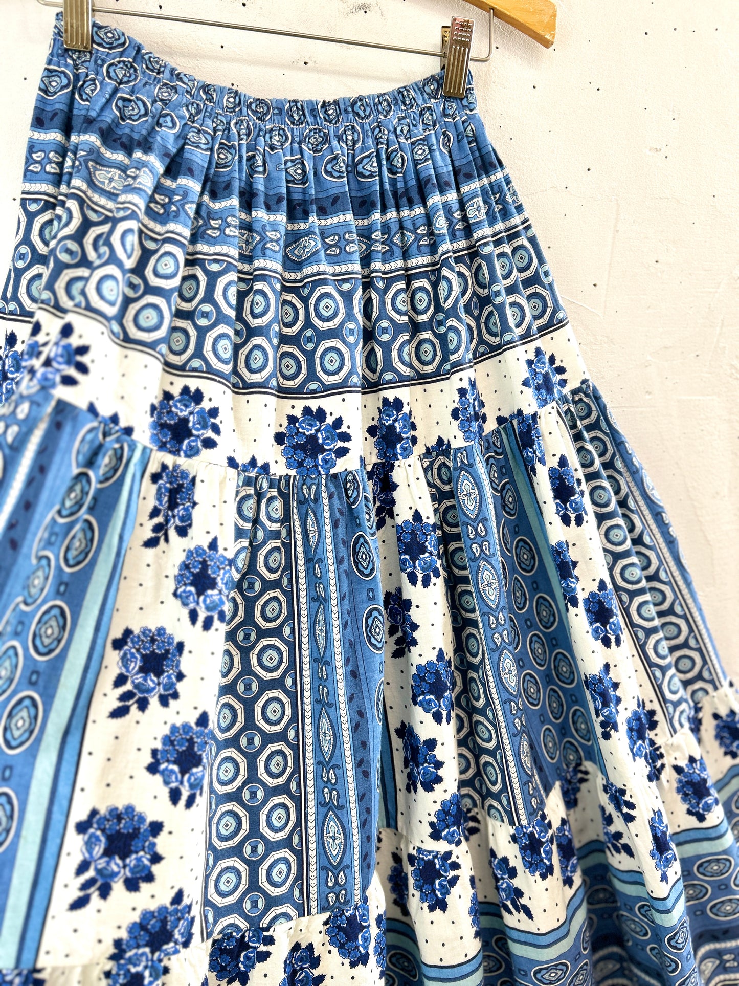 Vintage Tiered Skirt  MADE IN FRANCE [L31153]