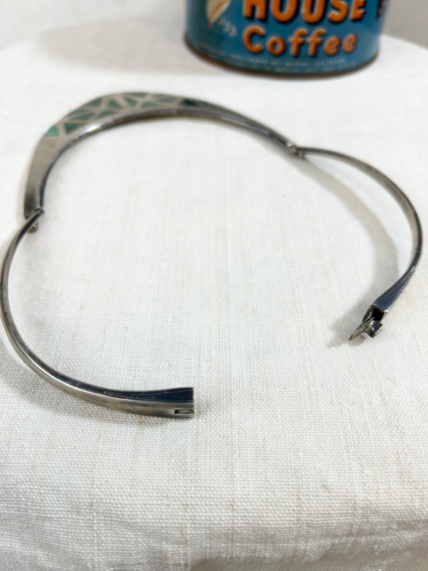 Vintage 925Silver Choker MADE IN MEXICO [I30215]