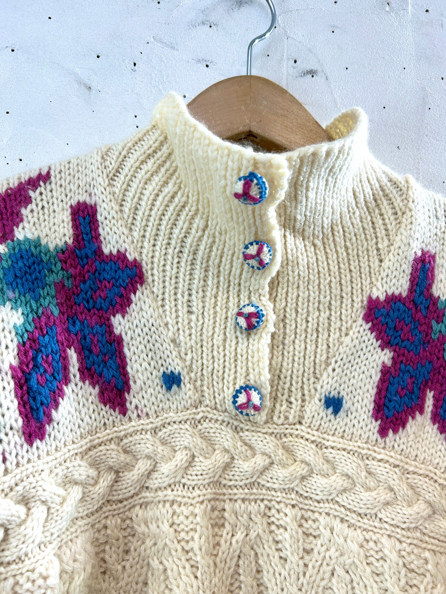 Vintage Knit Sweater [K30686]