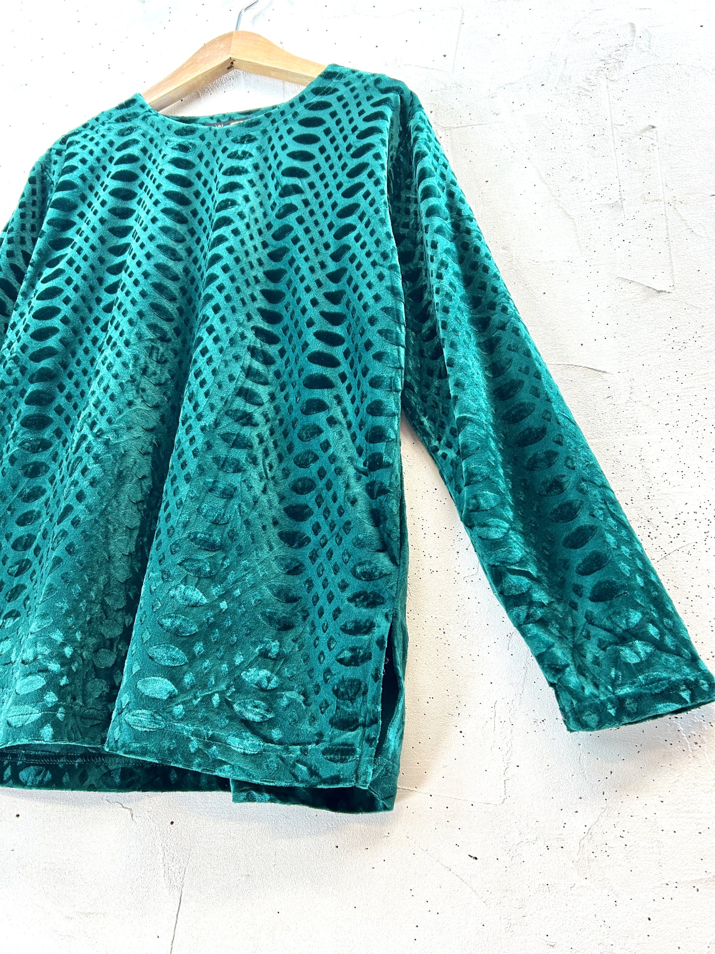 Vintage Velour Tops [K30879]