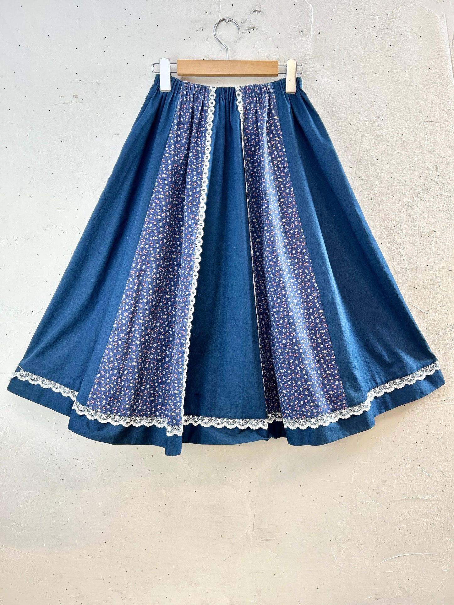 ’70s Patchwork Skirt Reversible [H30864]