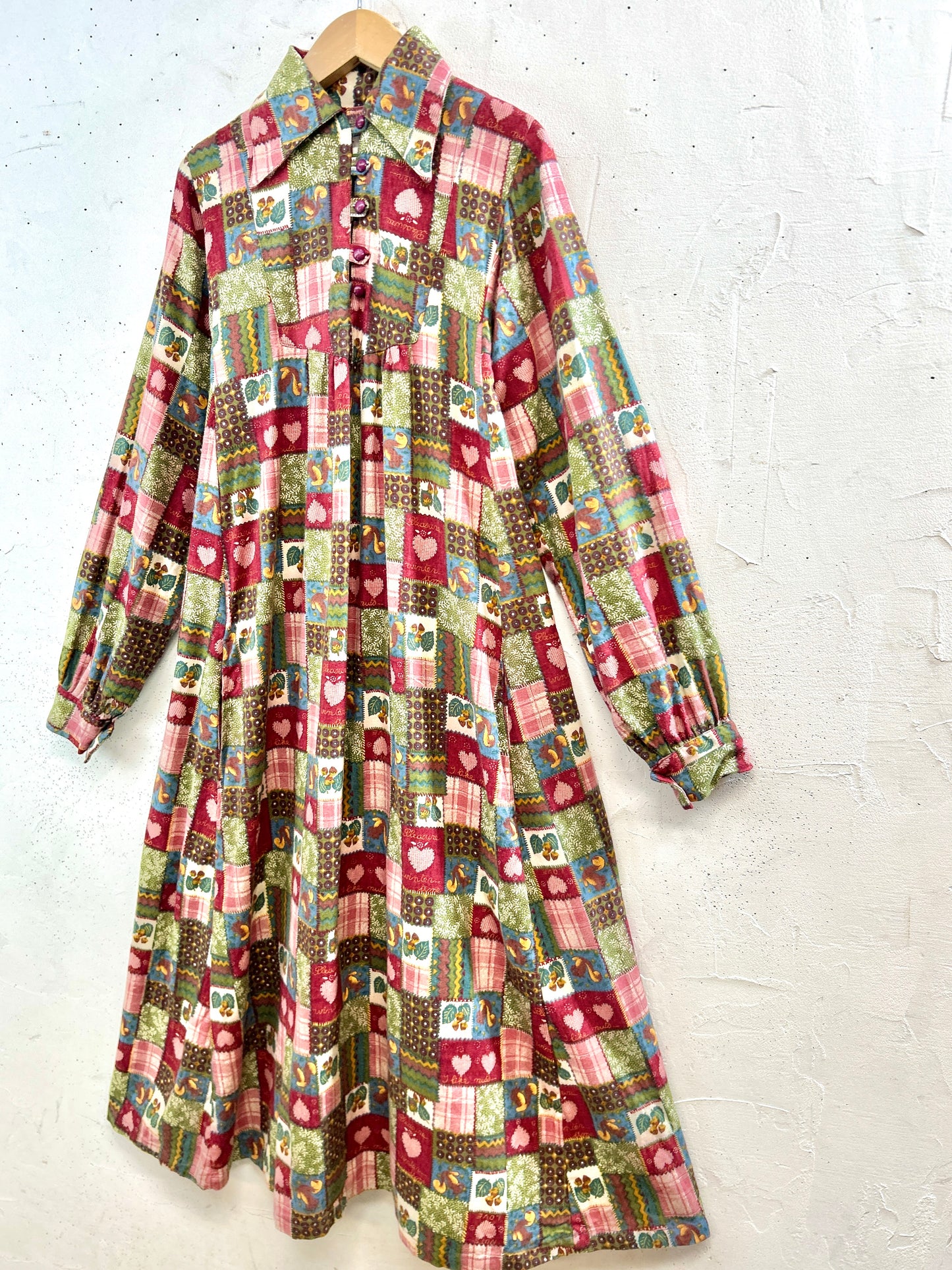 70s Vintage Dress [A31219]