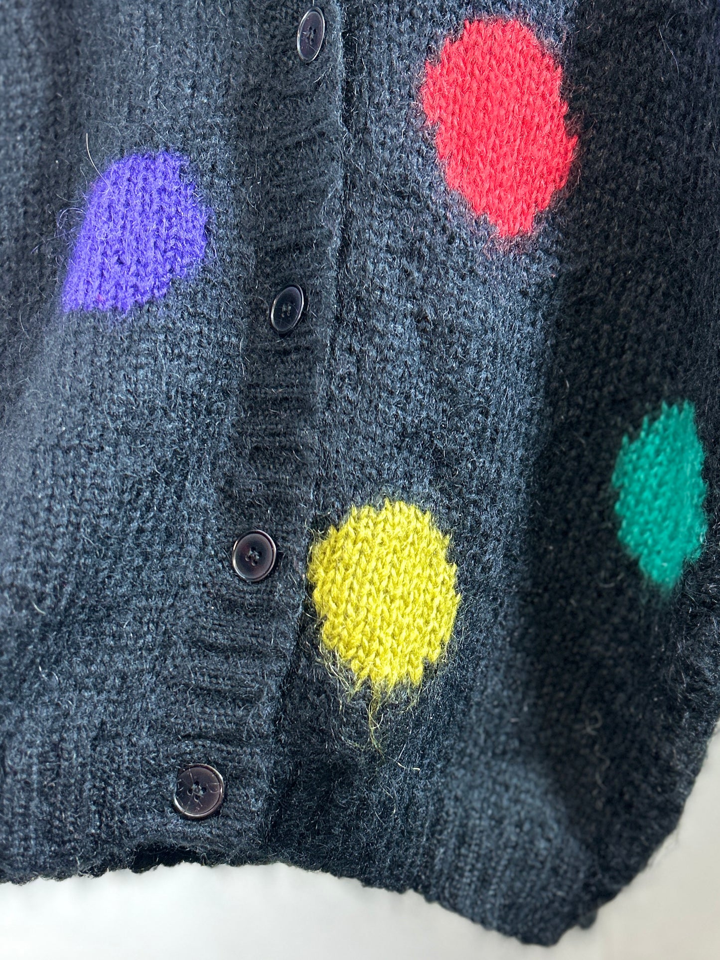 Vintage Mohair Knit Cardigan [L30965]