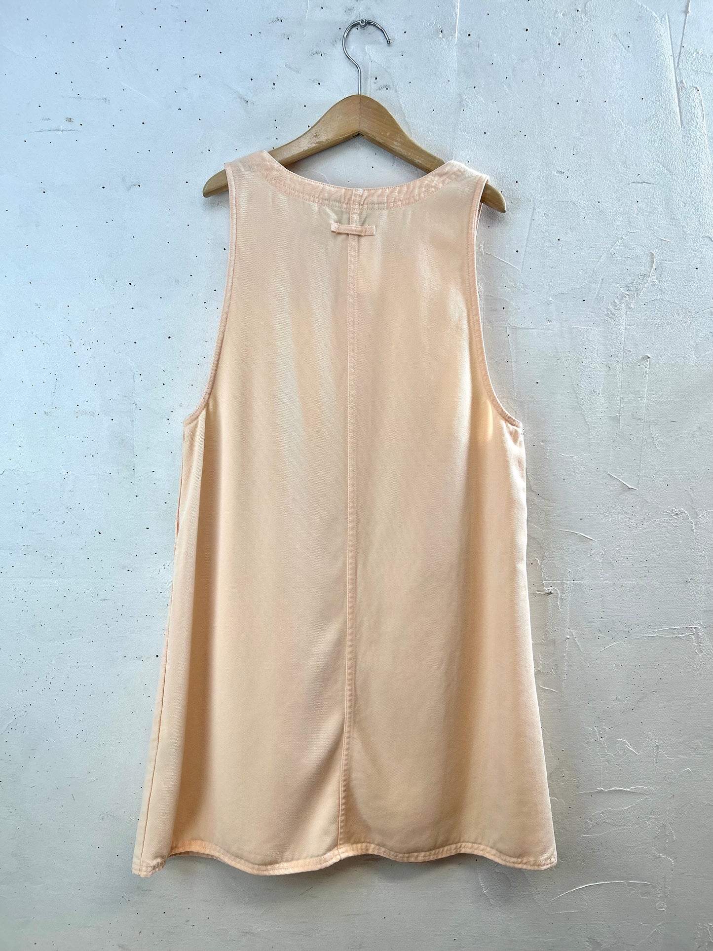 Vintage Denim Over Dress [F30507]