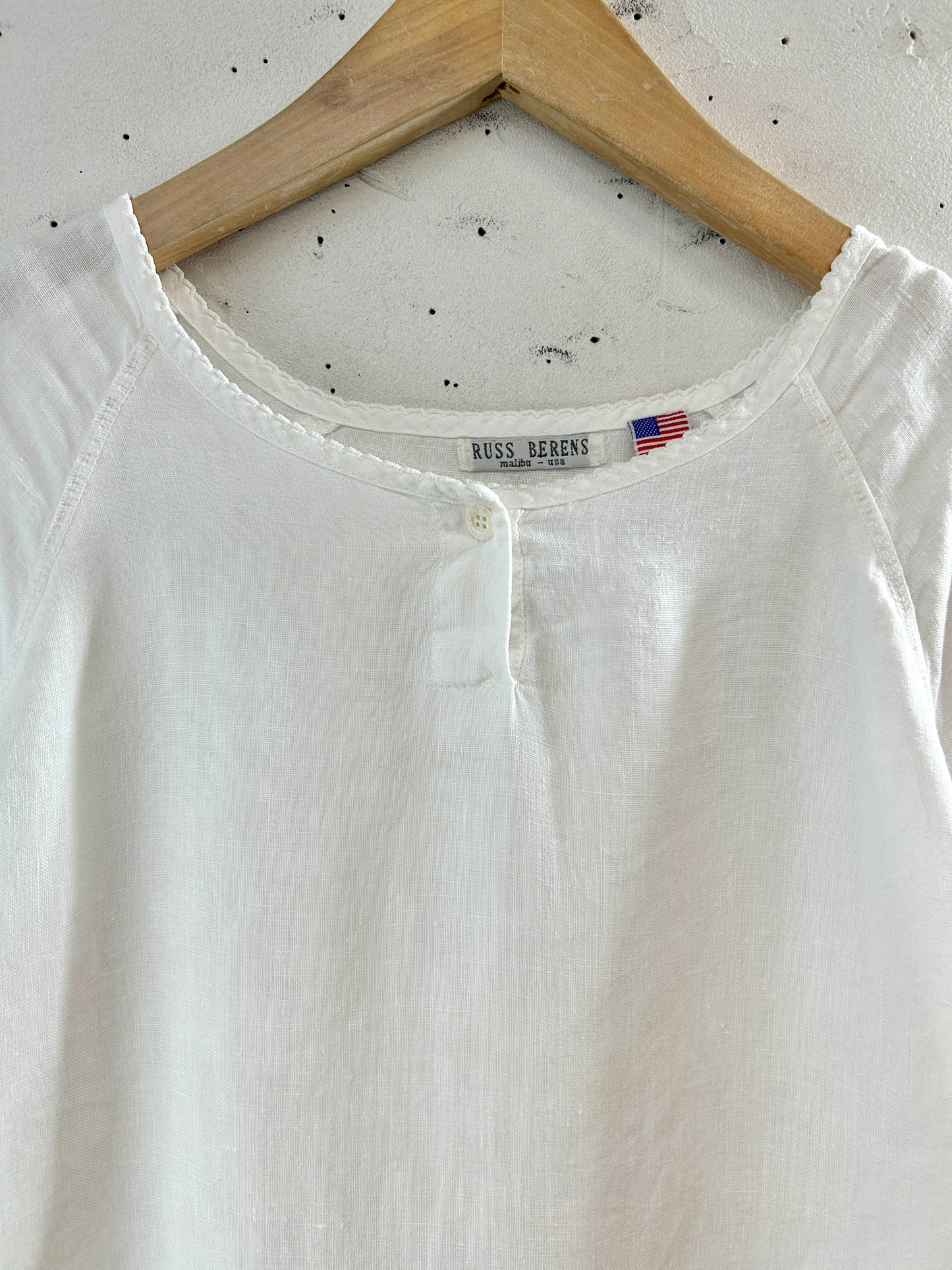 Vintage Linen Tops MADE IN USA [F32603]