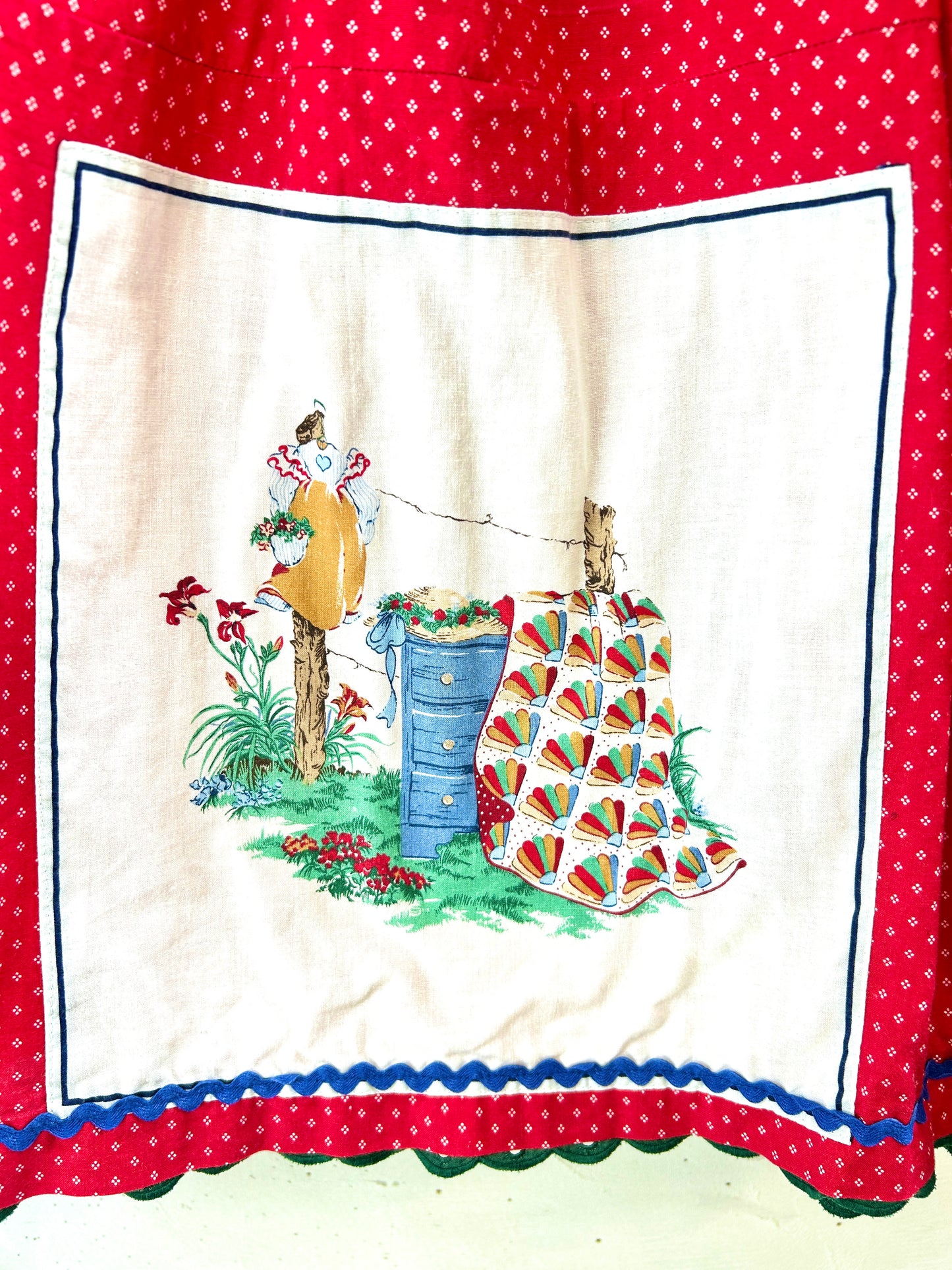 Vintage country patch Skirt [F30963]