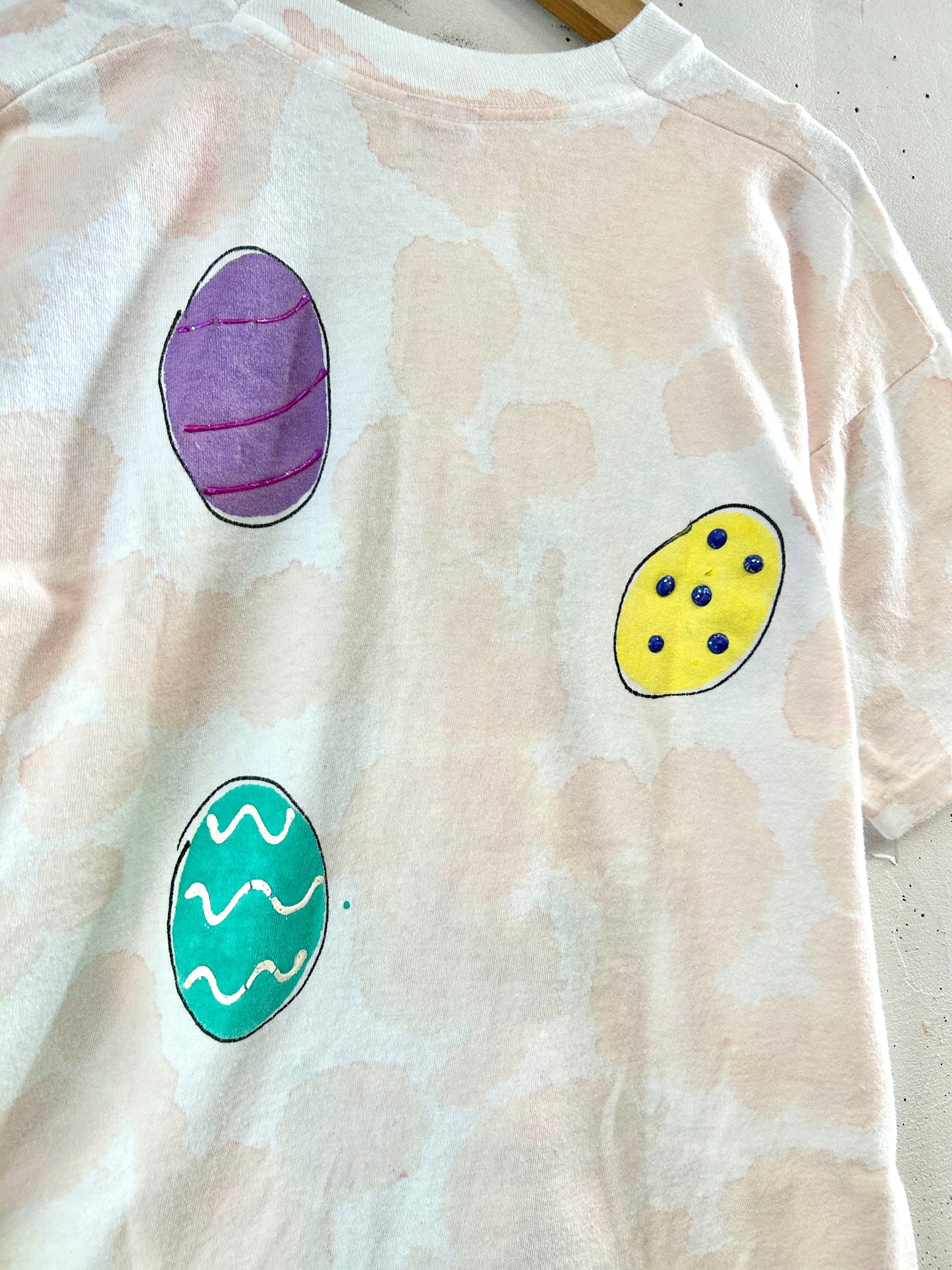 Vintage Hand Painted T-Shirt 〜FRUIT OF THE LOOM 〜 MADE IN USA [E32440]