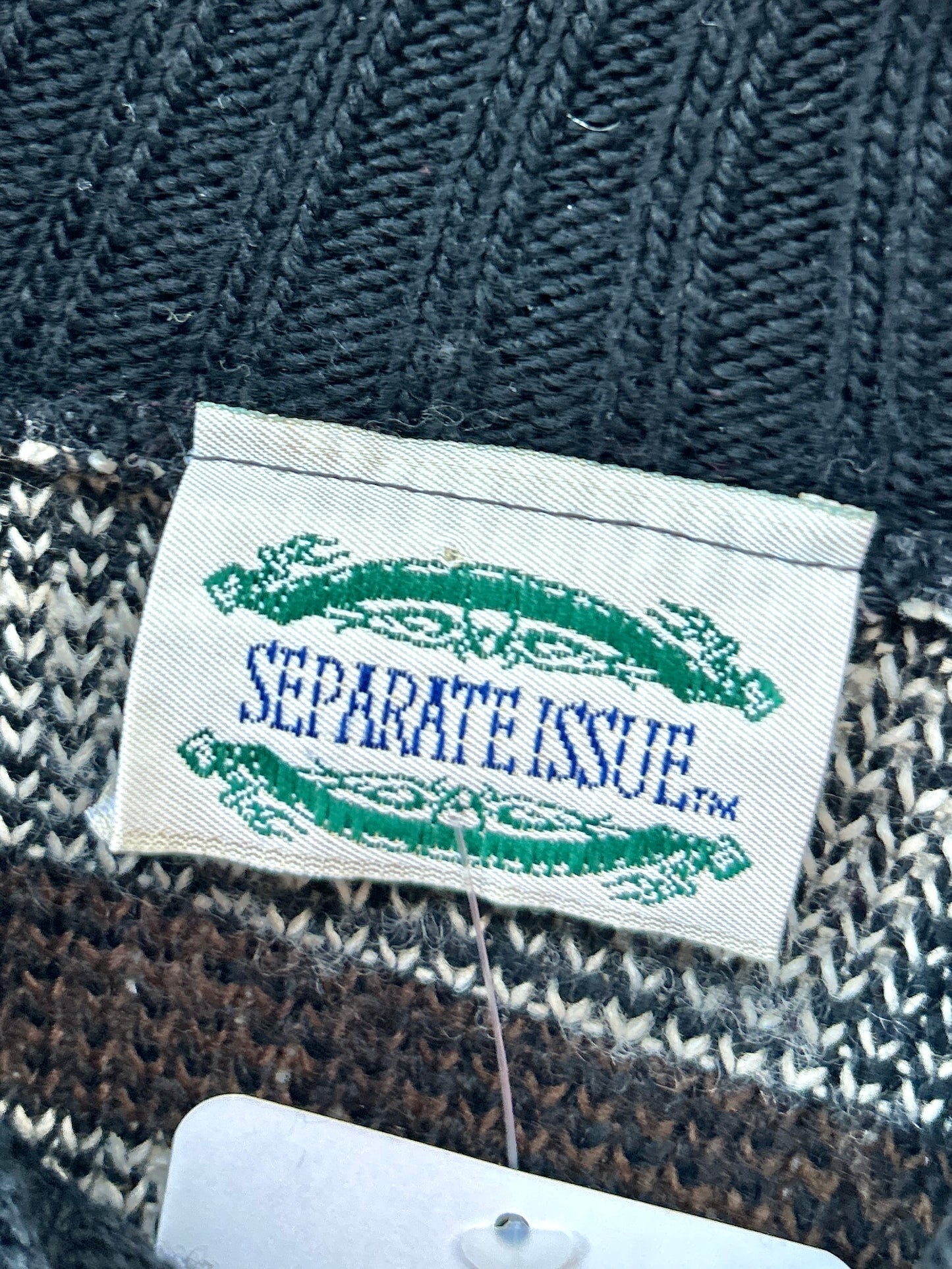 Vintage Fancy Knit Sweater 〜SEPARATE ISSUE〜 Made in USA [K30834]