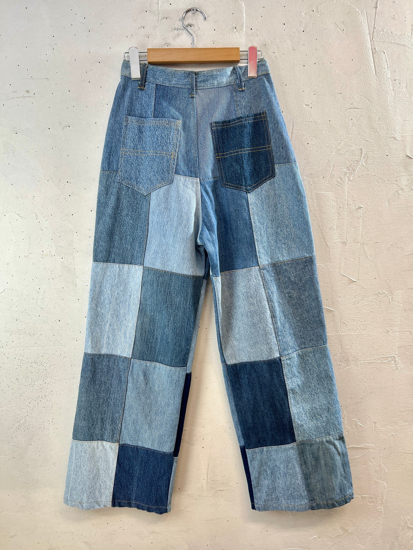 Vintage Patchwork Denim Pants [L30947]