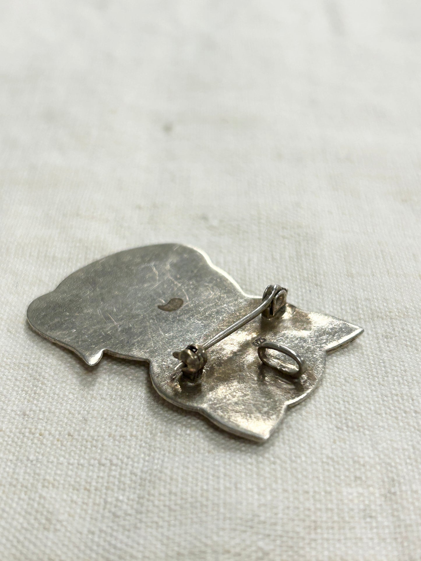 Vintage 925 Silver Brooch & Pendant Top [I30364]