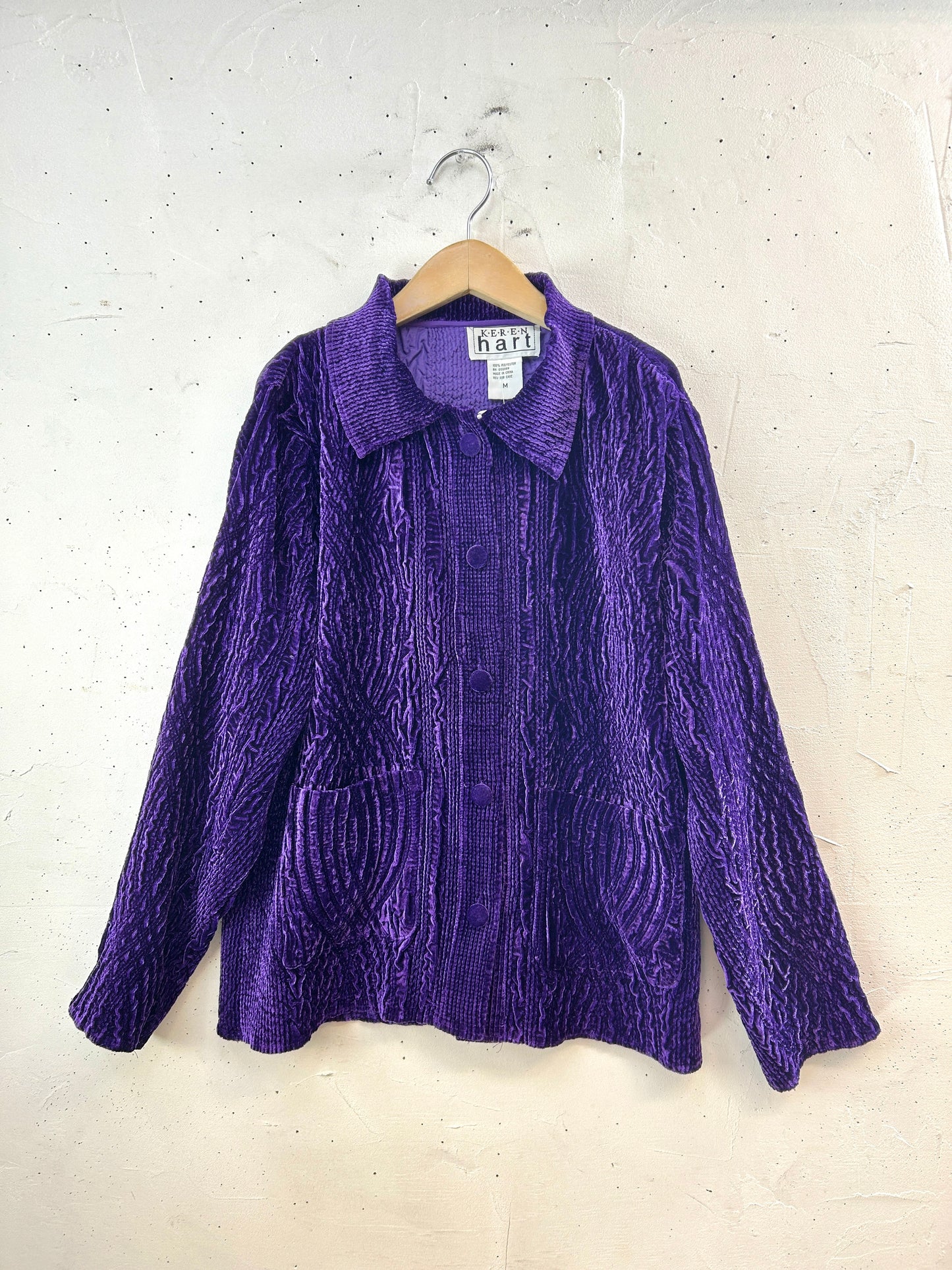 Vintage Velour Jacket [I30273]