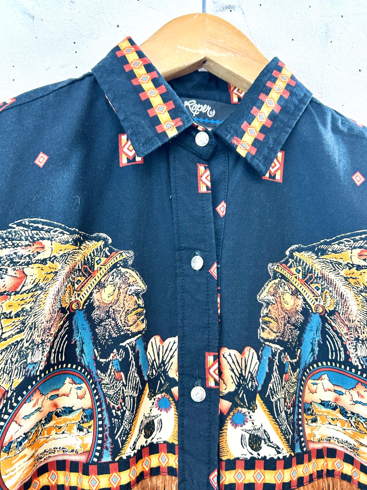 Vintage fringe Shirt [I30373]