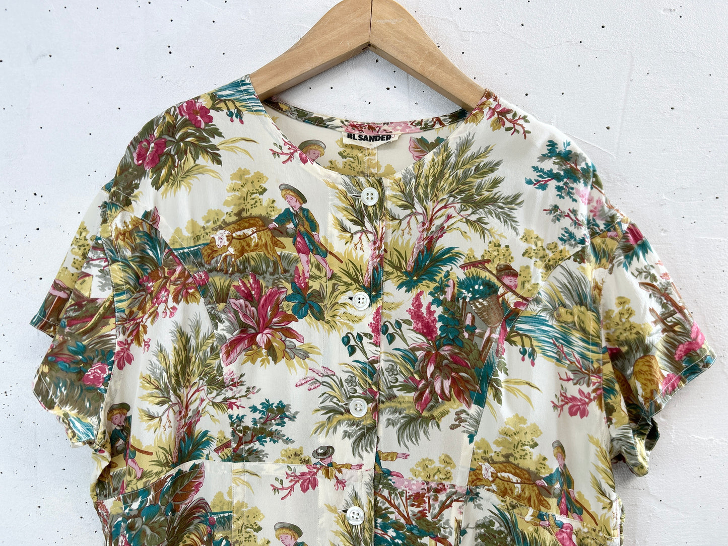 Vintage Silk Shirt 〜JIL SANDER〜 [B31609]