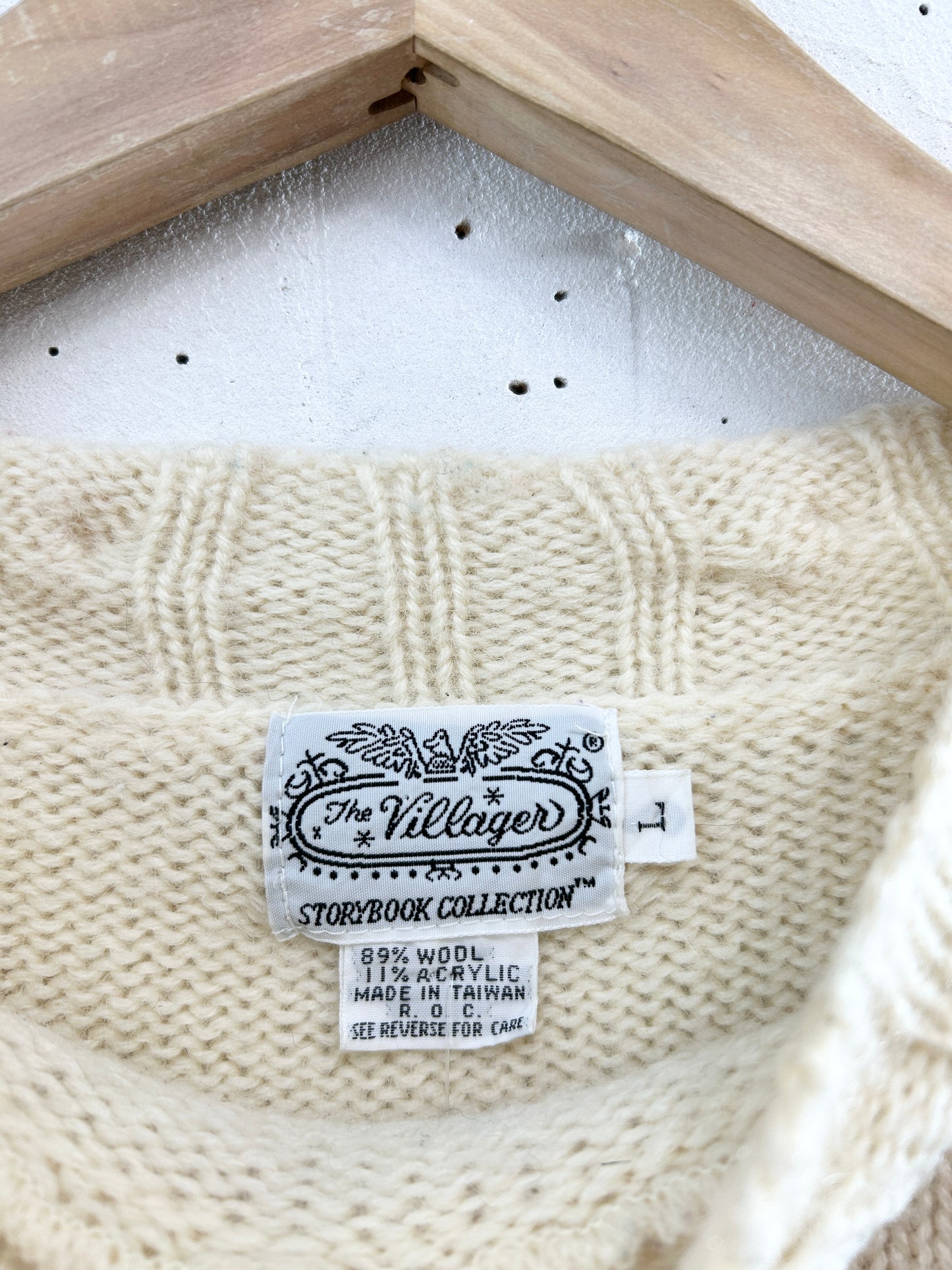 Vintage Knit Sweater 〜Villeger〜 [L31125]