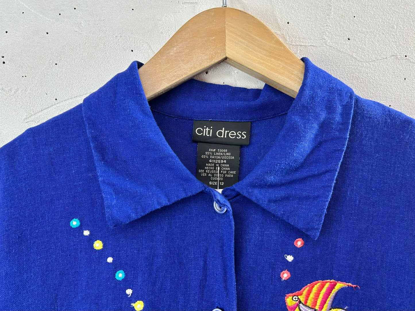 Vintage Embroidery Shirt [G30635]