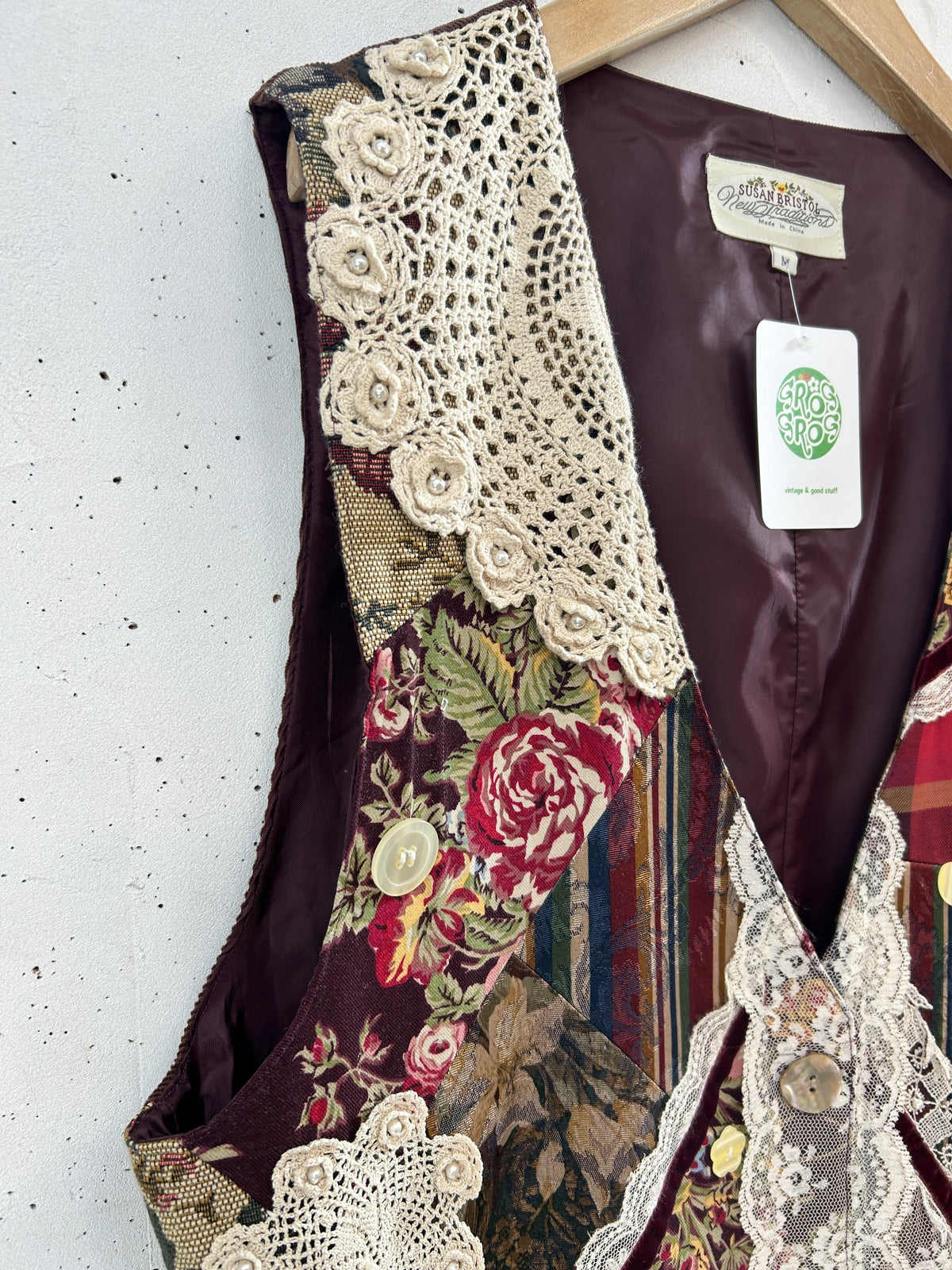 Vintage Gobelin Vest 〜Susan Bristol〜 [J34333]