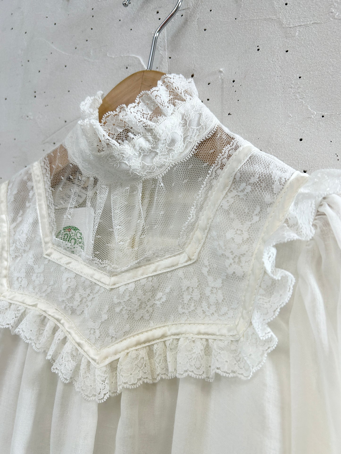 Vintage White Blouse 〜GUNNE SAX Kids〜 [G33265]