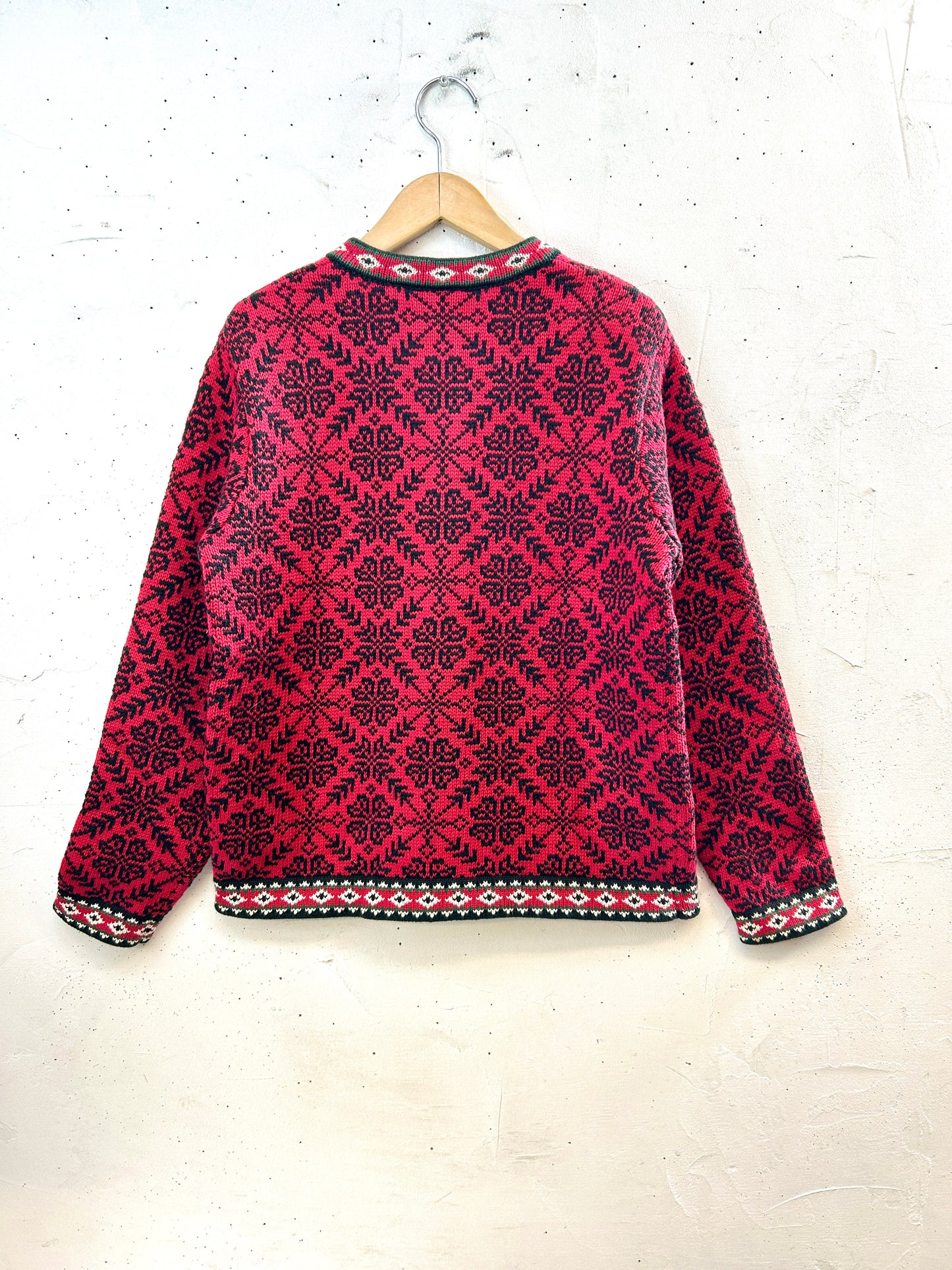 Nordic cotton Knit Cardigan 〜L.L.Bean〜 [I30337]