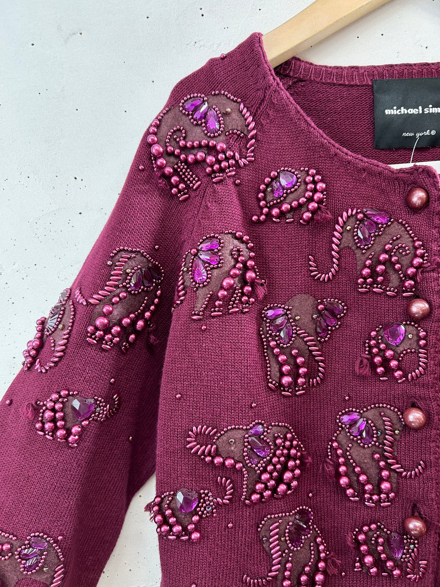 Vintage Knit Jacket 〜Michael Simon〜 [A31433]