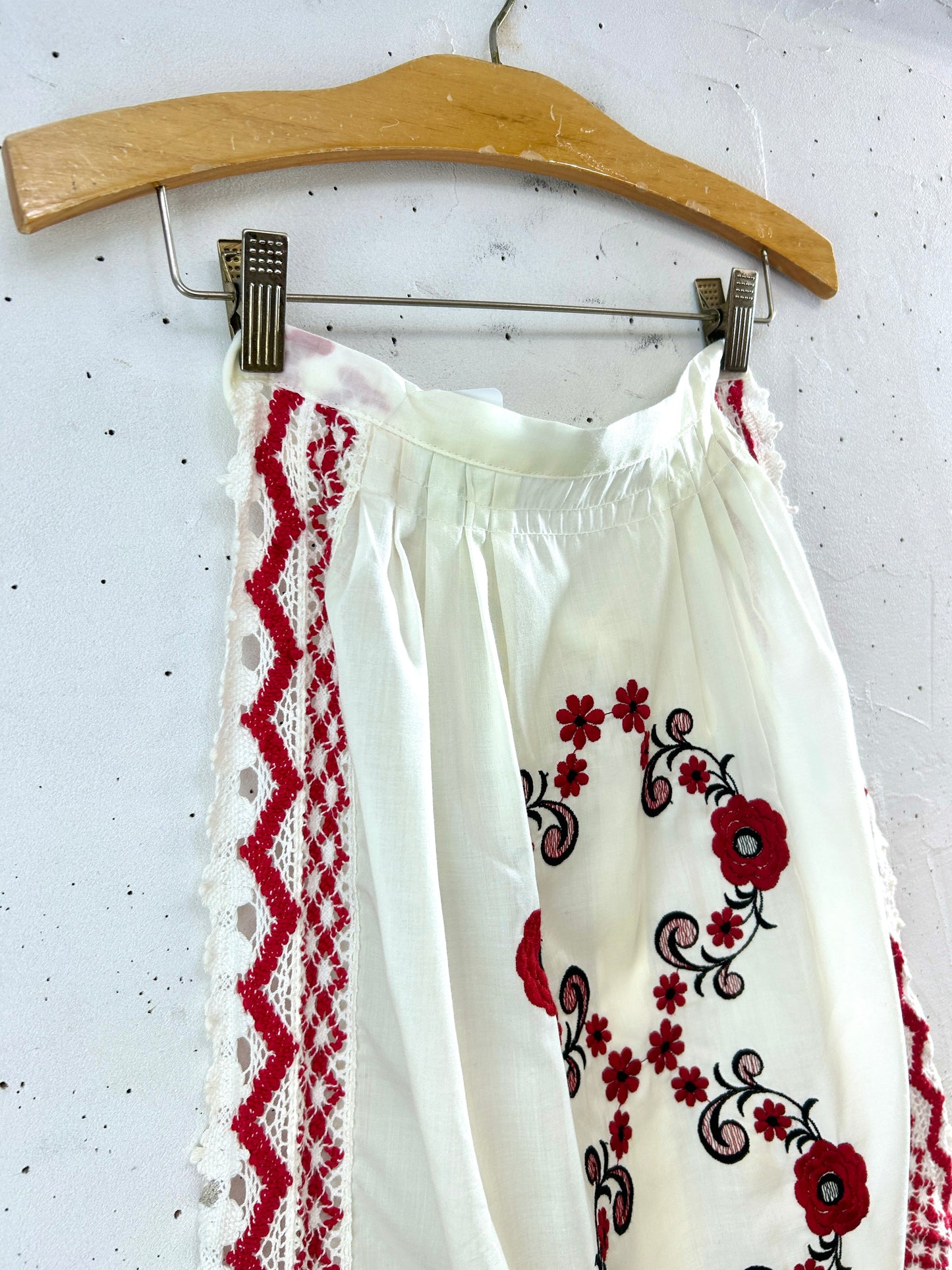 Vintage Embroidery Apron [F32914]
