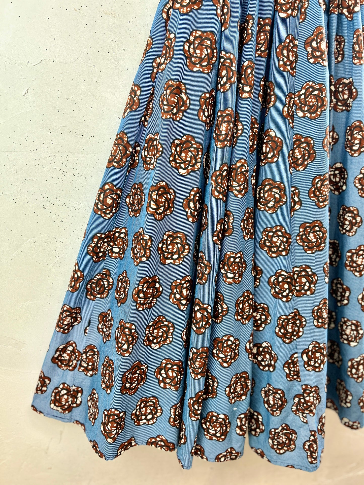 Vintage African Batik Skirt [K30841]