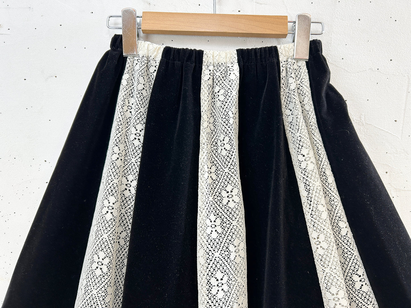 ’70s Velour Skirt 〜carefree fashions〜 [I30154]