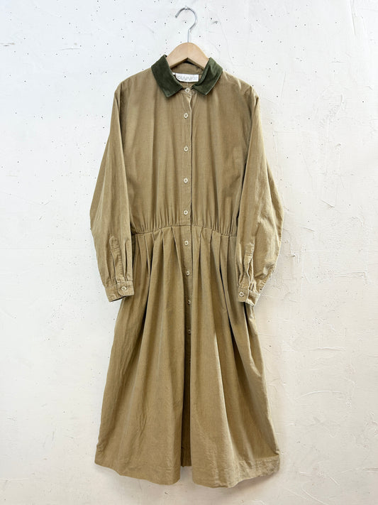 Vintage Corduroy Dress [I30155]